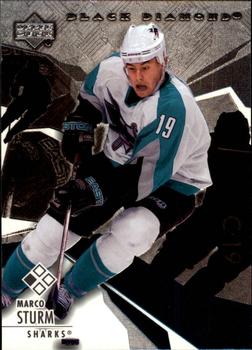 #65 Marco Sturm - San Jose Sharks - 2003-04 Upper Deck Black Diamond Hockey