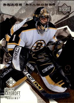 #66 Andrew Raycroft - Boston Bruins - 2003-04 Upper Deck Black Diamond Hockey
