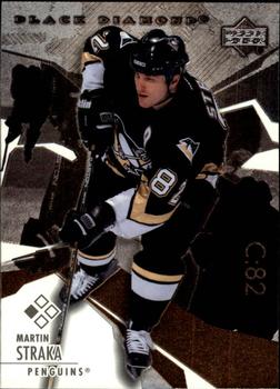 #74 Martin Straka - Pittsburgh Penguins - 2003-04 Upper Deck Black Diamond Hockey