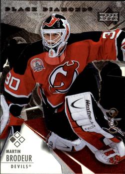 #80 Martin Brodeur - New Jersey Devils - 2003-04 Upper Deck Black Diamond Hockey
