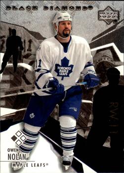 #83 Owen Nolan - Toronto Maple Leafs - 2003-04 Upper Deck Black Diamond Hockey