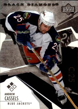 #85 Andrew Cassels - Columbus Blue Jackets - 2003-04 Upper Deck Black Diamond Hockey