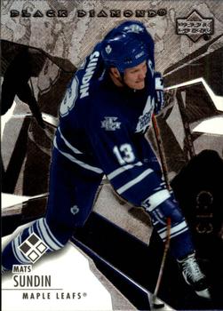 #88 Mats Sundin - Toronto Maple Leafs - 2003-04 Upper Deck Black Diamond Hockey