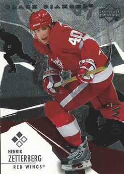 #90 Henrik Zetterberg - Detroit Red Wings - 2003-04 Upper Deck Black Diamond Hockey