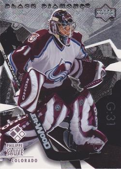 #95 Philippe Sauve - Colorado Avalanche - 2003-04 Upper Deck Black Diamond Hockey