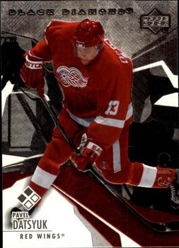 #120 Pavel Datsyuk - Detroit Red Wings - 2003-04 Upper Deck Black Diamond Hockey