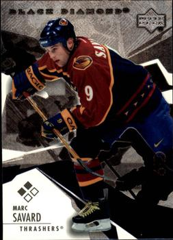 #121 Marc Savard - Atlanta Thrashers - 2003-04 Upper Deck Black Diamond Hockey