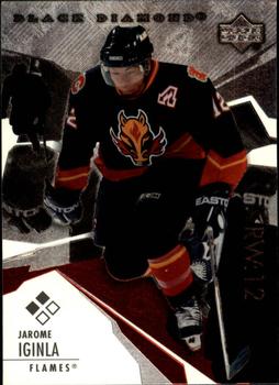 #124 Jarome Iginla - Calgary Flames - 2003-04 Upper Deck Black Diamond Hockey