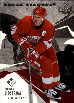 #126 Nicklas Lidstrom - Detroit Red Wings - 2003-04 Upper Deck Black Diamond Hockey