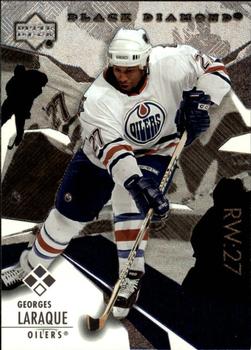 #127 Georges Laraque - Edmonton Oilers - 2003-04 Upper Deck Black Diamond Hockey