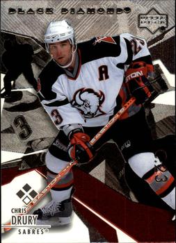 #130 Chris Drury - Buffalo Sabres - 2003-04 Upper Deck Black Diamond Hockey
