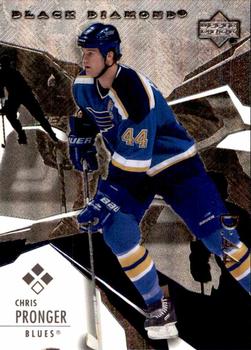 #134 Chris Pronger - St. Louis Blues - 2003-04 Upper Deck Black Diamond Hockey