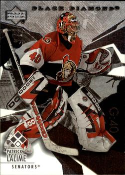 #143 Patrick Lalime - Ottawa Senators - 2003-04 Upper Deck Black Diamond Hockey