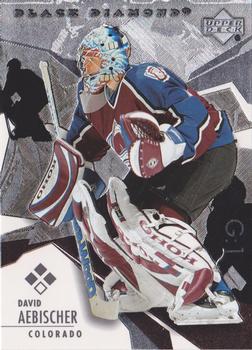#145 David Aebischer - Colorado Avalanche - 2003-04 Upper Deck Black Diamond Hockey