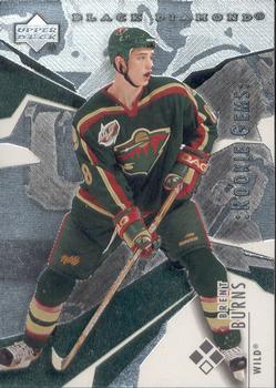 #150 Brent Burns - Minnesota Wild - 2003-04 Upper Deck Black Diamond Hockey