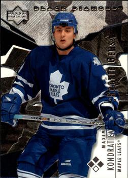 #153 Maxim Kondratiev - Toronto Maple Leafs - 2003-04 Upper Deck Black Diamond Hockey