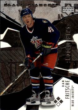 #161 Dan Fritsche - Columbus Blue Jackets - 2003-04 Upper Deck Black Diamond Hockey
