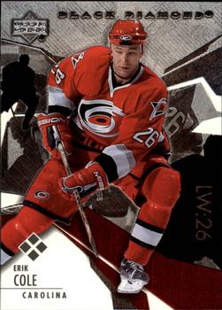 #170 Erik Cole - Carolina Hurricanes - 2003-04 Upper Deck Black Diamond Hockey