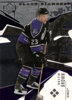 #193 Dustin Brown - Los Angeles Kings - 2003-04 Upper Deck Black Diamond Hockey