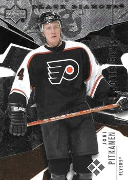 #195 Joni Pitkanen - Philadelphia Flyers - 2003-04 Upper Deck Black Diamond Hockey