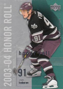 #2 Sergei Fedorov - Anaheim Mighty Ducks - 2003-04 Upper Deck Honor Roll Hockey