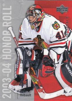 #15 Jocelyn Thibault - Chicago Blackhawks - 2003-04 Upper Deck Honor Roll Hockey