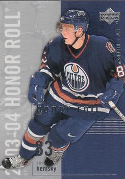 #30 Ales Hemsky - Edmonton Oilers - 2003-04 Upper Deck Honor Roll Hockey