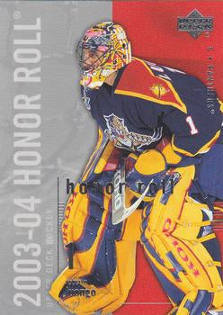 #35 Roberto Luongo - Florida Panthers - 2003-04 Upper Deck Honor Roll Hockey