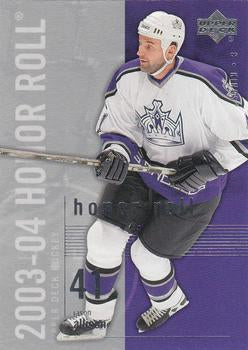 #37 Jason Allison - Los Angeles Kings - 2003-04 Upper Deck Honor Roll Hockey