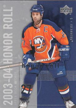 #52 Michael Peca - New York Islanders - 2003-04 Upper Deck Honor Roll Hockey