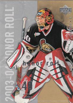 #61 Patrick Lalime - Ottawa Senators - 2003-04 Upper Deck Honor Roll Hockey