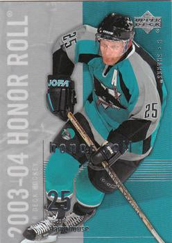 #72 Vincent Damphousse - San Jose Sharks - 2003-04 Upper Deck Honor Roll Hockey