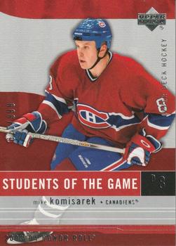 #96 Mike Komisarek - Montreal Canadiens - 2003-04 Upper Deck Honor Roll Hockey