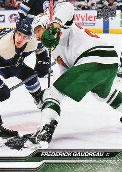 #571 Frederick Gaudreau - Minnesota Wild - 2023-24 Upper Deck Hockey