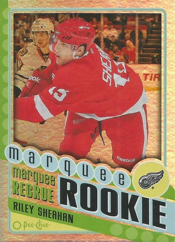#571 Riley Sheahan - Detroit Red Wings - 2012-13 O-Pee-Chee - Rainbow Hockey