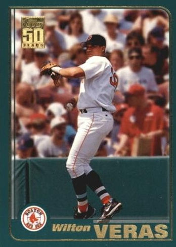 #571 Wilton Veras - Boston Red Sox - 2001 Topps Baseball