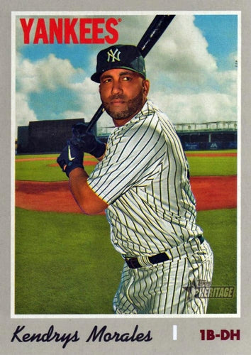 #571 Kendrys Morales - New York Yankees - 2019 Topps Heritage Baseball