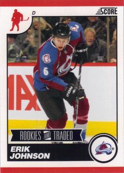 #571 Erik Johnson - Colorado Avalanche - 2010-11 Score Hockey