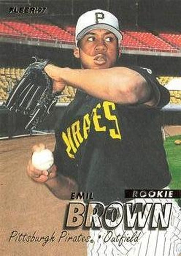 #571 Emil Brown - Pittsburgh Pirates - 1997 Fleer Baseball