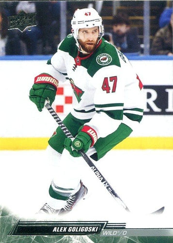#572 Alex Goligoski - Minnesota Wild - 2022-23 Upper Deck Hockey