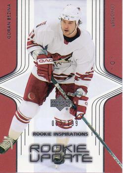 #177 Goran Bezina - Phoenix Coyotes - 2003-04 Upper Deck Rookie Update Hockey