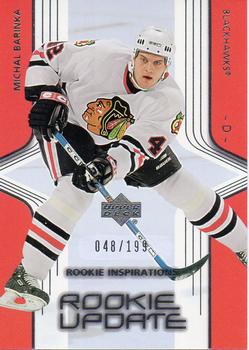 #180 Michal Barinka - Chicago Blackhawks - 2003-04 Upper Deck Rookie Update Hockey