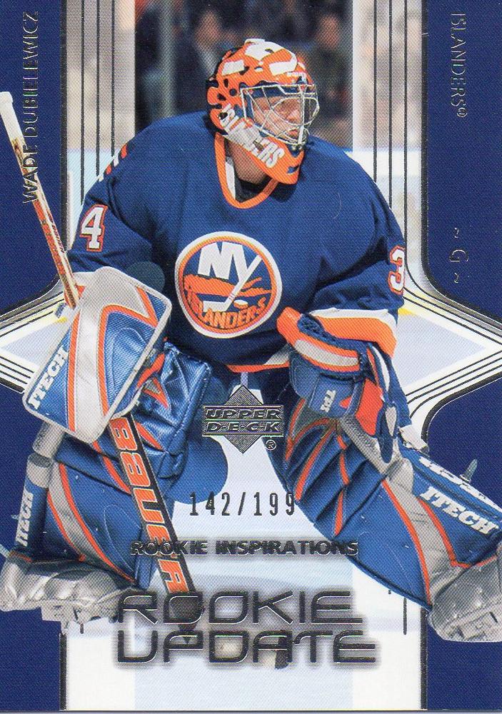 #187 Wade Dubielewicz - New York Islanders - 2003-04 Upper Deck Rookie Update Hockey