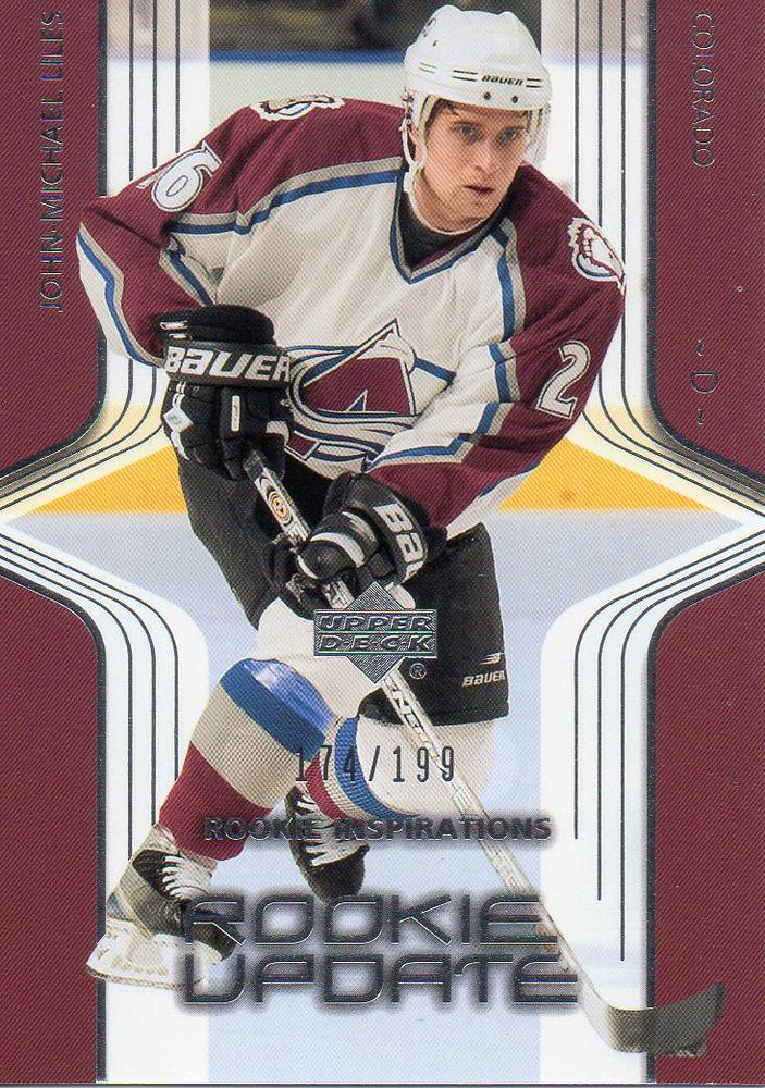 #193 John-Michael Liles - Colorado Avalanche - 2003-04 Upper Deck Rookie Update Hockey