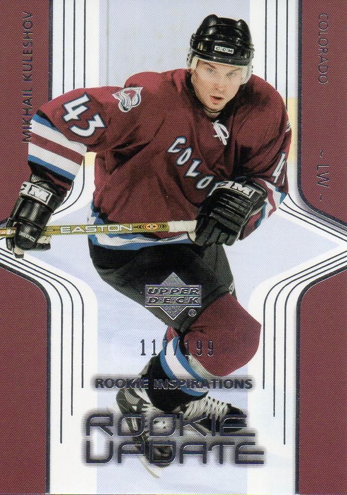 #200 Mikhail Kuleshov - Colorado Avalanche - 2003-04 Upper Deck Rookie Update Hockey