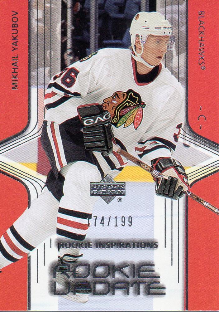 #209 Mikhail Yakubov - Chicago Blackhawks - 2003-04 Upper Deck Rookie Update Hockey
