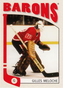 #182 Gilles Meloche - Cleveland Barons - 2004-05 In The Game Franchises Hockey