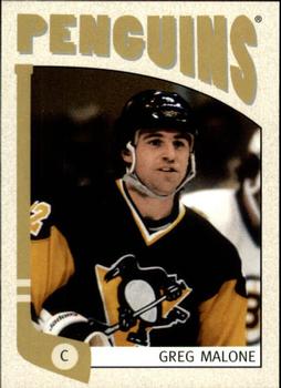 #268 Greg Malone - Pittsburgh Penguins - 2004-05 In The Game Franchises Hockey