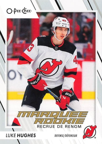 #572 Luke Hughes - New Jersey Devils - 2023-24 O-Pee-Chee Hockey