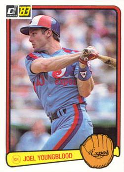 #572 Joel Youngblood - Montreal Expos - 1983 Donruss Baseball